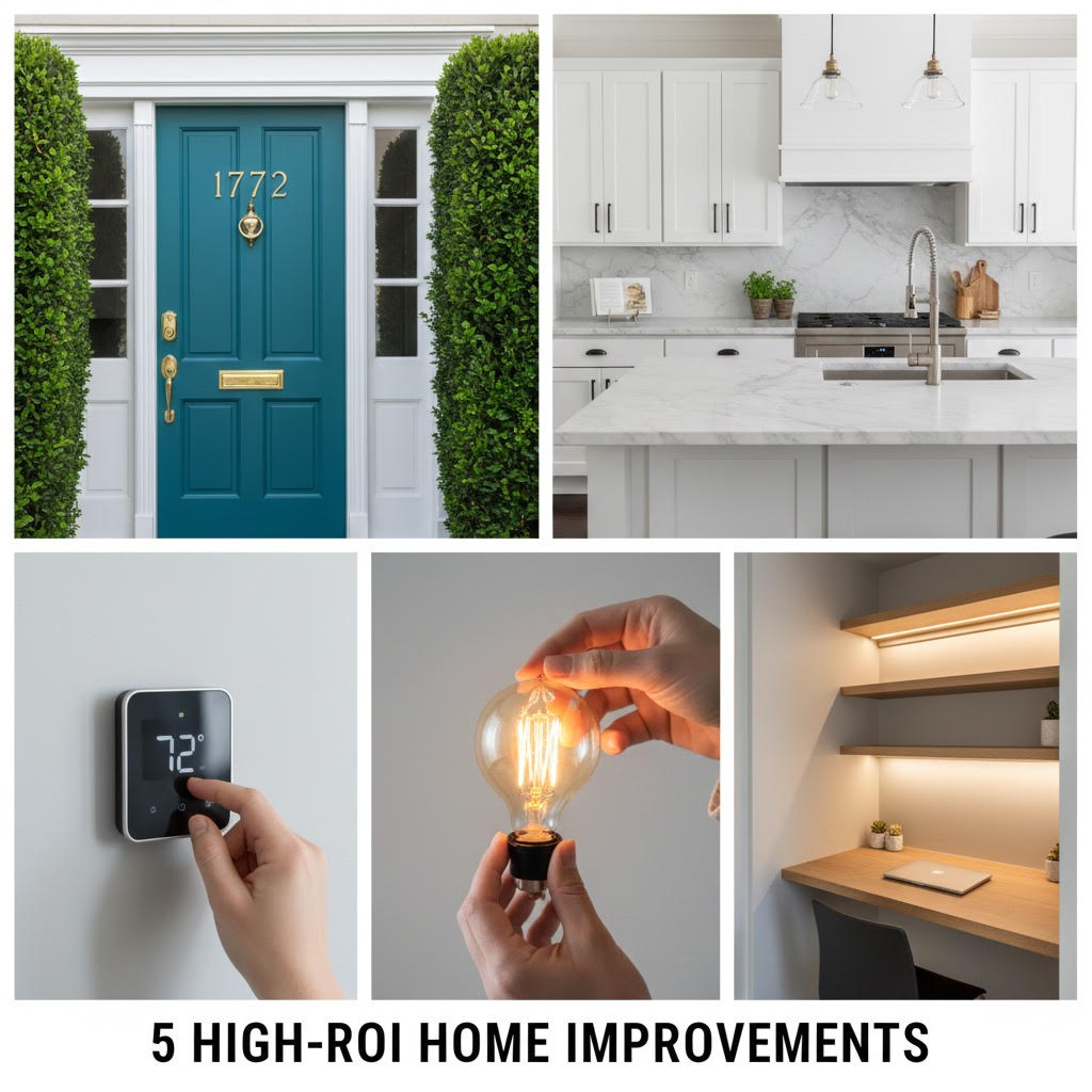 5 High-ROI Home Improvements to Boost Your Property Value